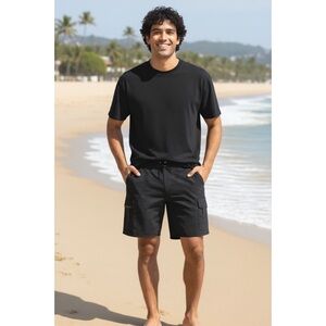 O'Neill Men's Black Cargo Shorts